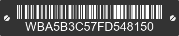 2015 BMW 535i WBA5B3C57FD548150 VIN decoded