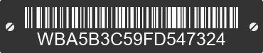 2015 BMW 535i WBA5B3C59FD547324 VIN decoded