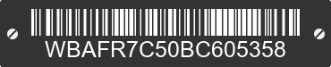 2011 BMW 535i WBAFR7C50BC605358 VIN decoded