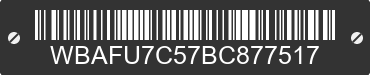 2011 BMW 535i WBAFU7C57BC877517 VIN decoded