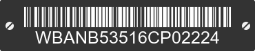 2006 BMW 550i WBANB53516CP02224 VIN decoded
