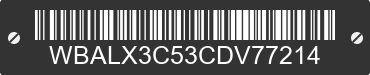 2012 BMW 650i WBALX3C53CDV77214 VIN decoded
