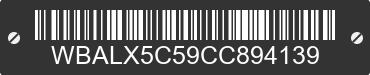 2012 BMW 650xi WBALX5C59CC894139 VIN decoded