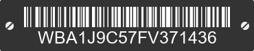 2015 BMW M235i WBA1J9C57FV371436 VIN decoded