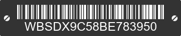 2011 BMW M3 WBSDX9C58BE783950 VIN decoded