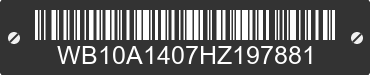 2017 BMW R 1200 R WB10A1407HZ197881 VIN decoded