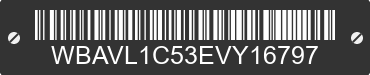 2014 BMW X1 WBAVL1C53EVY16797 VIN decoded
