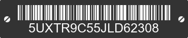 2018 BMW X3 5UXTR9C55JLD62308 VIN decoded