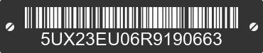 2024 BMW X5 5UX23EU06R9190663 VIN decoded