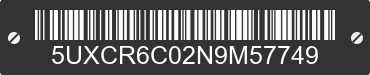 2022 BMW X5 5UXCR6C02N9M57749 VIN decoded