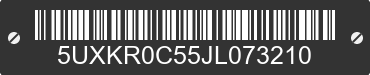 2018 BMW X5 5UXKR0C55JL073210 VIN decoded