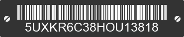 2017 BMW X5 5UXKR6C38HOU13818 VIN decoded