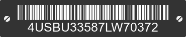 2007 BMW Z4 4USBU33587LW70372 VIN decoded