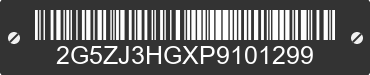 2023 BRIGHTDROP Zevo 2G5ZJ3HGXP9101299 VIN decoded