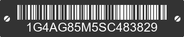 1995 BUICK Century 1G4AG85M5SC483829 VIN decoded