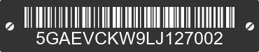 2020 BUICK Enclave 5GAEVCKW9LJ127002 VIN decoded