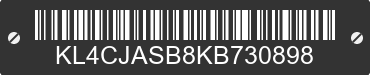 2019 BUICK Encore KL4CJASB8KB730898 VIN decoded