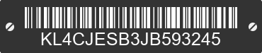 2018 BUICK Encore KL4CJESB3JB593245 VIN decoded