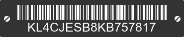 2019 BUICK Encore KL4CJESB8KB757817 VIN decoded
