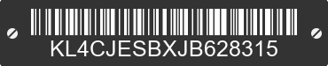 2018 BUICK Encore KL4CJESBXJB628315 VIN decoded