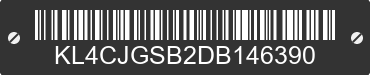 2013 BUICK Encore KL4CJGSB2DB146390 VIN decoded