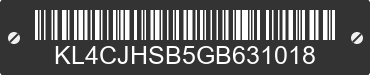 2016 BUICK Encore KL4CJHSB5GB631018 VIN decoded
