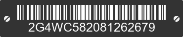 2008 BUICK LaCrosse 2G4WC582081262679 VIN decoded