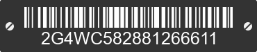 2008 BUICK LaCrosse 2G4WC582881266611 VIN decoded