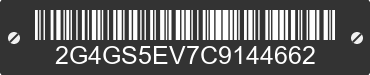 2012 BUICK Regal 2G4GS5EV7C9144662 VIN decoded