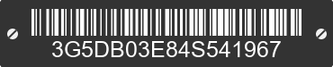 2004 BUICK Rendezvous 3G5DB03E84S541967 VIN decoded