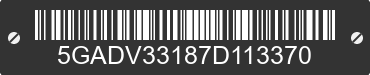 2007 BUICK Terraza 5GADV33187D113370 VIN decoded
