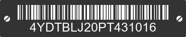 2023 BULLET Bullet 4YDTBLJ20PT431016 VIN decoded