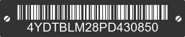 2023 BULLET Bullet 4YDTBLM28PD430850 VIN decoded