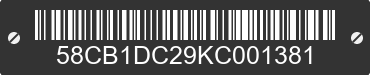 2019 BWISE MANUFACTURING Bwise Manufacturing LLC 58CB1DC29KC001381 VIN decoded