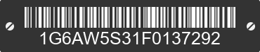 2015 CADILLAC CTS 1G6AW5S31F0137292 VIN decoded