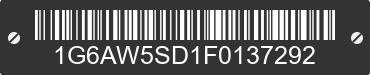 2015 CADILLAC CTS 1G6AW5SD1F0137292 VIN decoded