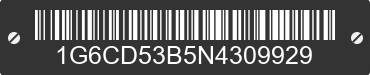 1992 CADILLAC Deville 1G6CD53B5N4309929 VIN decoded