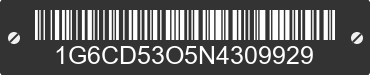 1992 CADILLAC Deville 1G6CD53O5N4309929 VIN decoded