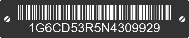 1992 CADILLAC Deville 1G6CD53R5N4309929 VIN decoded