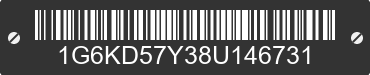 2008 CADILLAC DTS 1G6KD57Y38U146731 VIN decoded