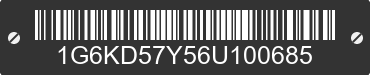 2006 CADILLAC DTS 1G6KD57Y56U100685 VIN decoded