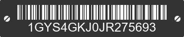 2018 CADILLAC Escalade ESV 1GYS4GKJ0JR275693 VIN decoded