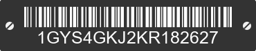 2019 CADILLAC Escalade ESV 1GYS4GKJ2KR182627 VIN decoded