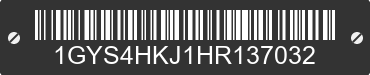 2017 CADILLAC Escalade ESV 1GYS4HKJ1HR137032 VIN decoded