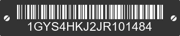 2018 CADILLAC Escalade ESV 1GYS4HKJ2JR101484 VIN decoded