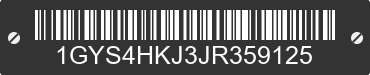 2018 CADILLAC Escalade ESV 1GYS4HKJ3JR359125 VIN decoded