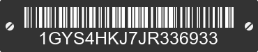 2018 CADILLAC Escalade ESV 1GYS4HKJ7JR336933 VIN decoded