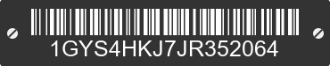 2018 CADILLAC Escalade ESV 1GYS4HKJ7JR352064 VIN decoded
