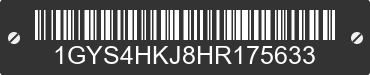2017 CADILLAC Escalade ESV 1GYS4HKJ8HR175633 VIN decoded