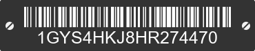 2017 CADILLAC Escalade ESV 1GYS4HKJ8HR274470 VIN decoded